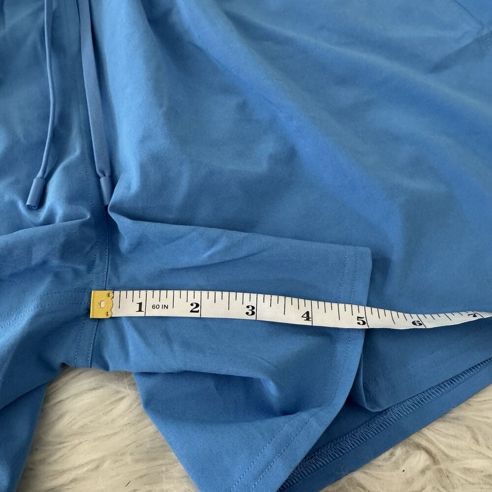 Lululemon Women’s Pace Rival High Rise Shorts Sz 8 Pool Party Blue Lined 5” NWT - Picture 10 of 11